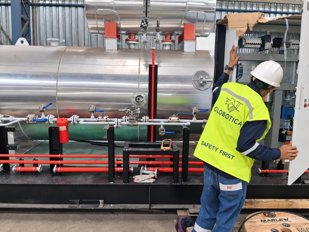 PLC connections for heating equipment