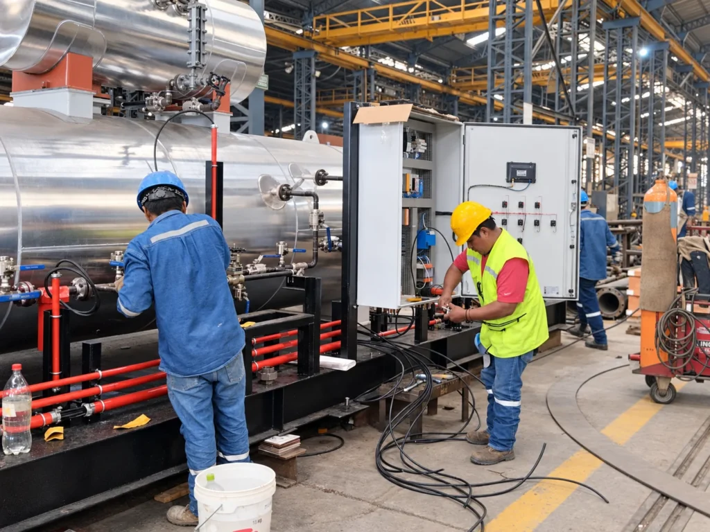 Inspection of industrial equipment