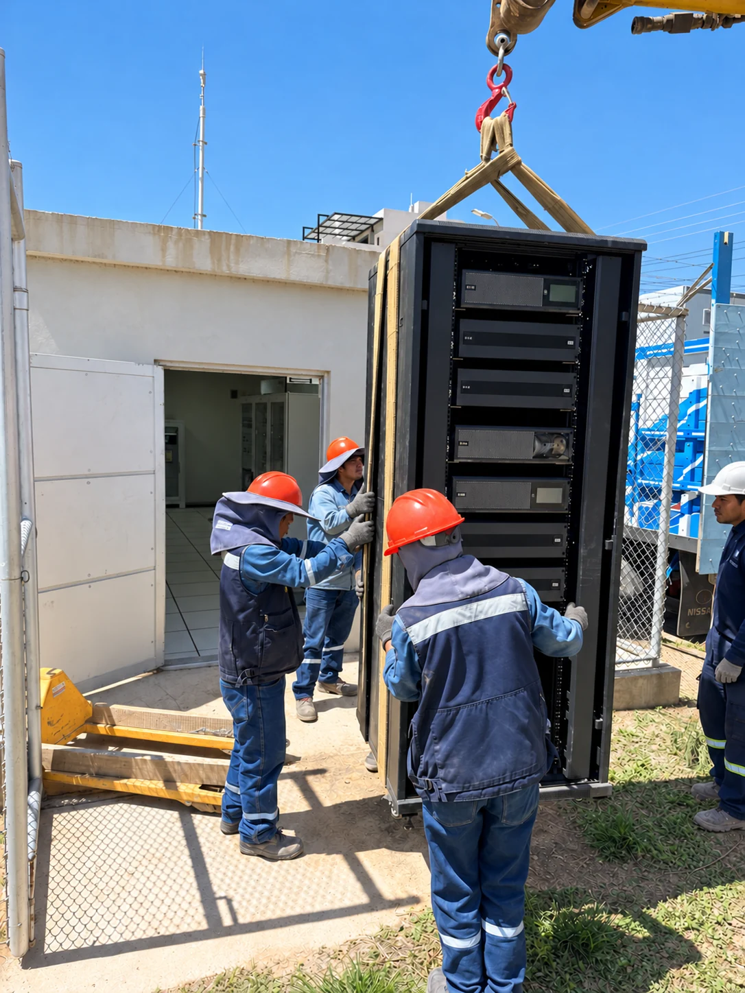 Instalación de un gabinete UPS